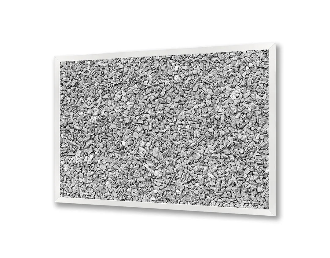 Metalen Magneetbord met print van Grijze ruis textuur perfect als decoratie
