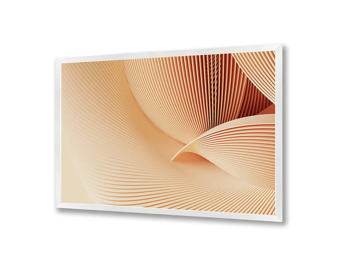 Metalen Magneetbord met print van Abstract zand golf perfect als decoratie