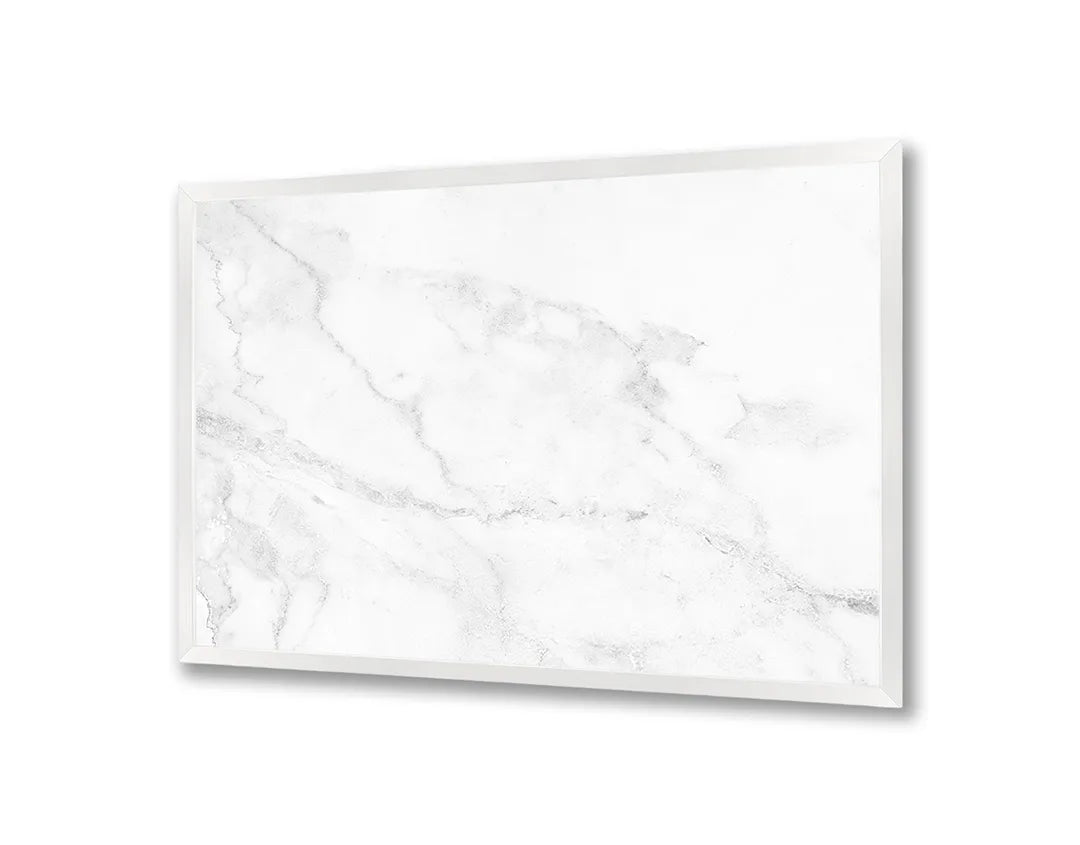 Metalen Magneetbord met print van Wit marmer textuur perfect als decoratie