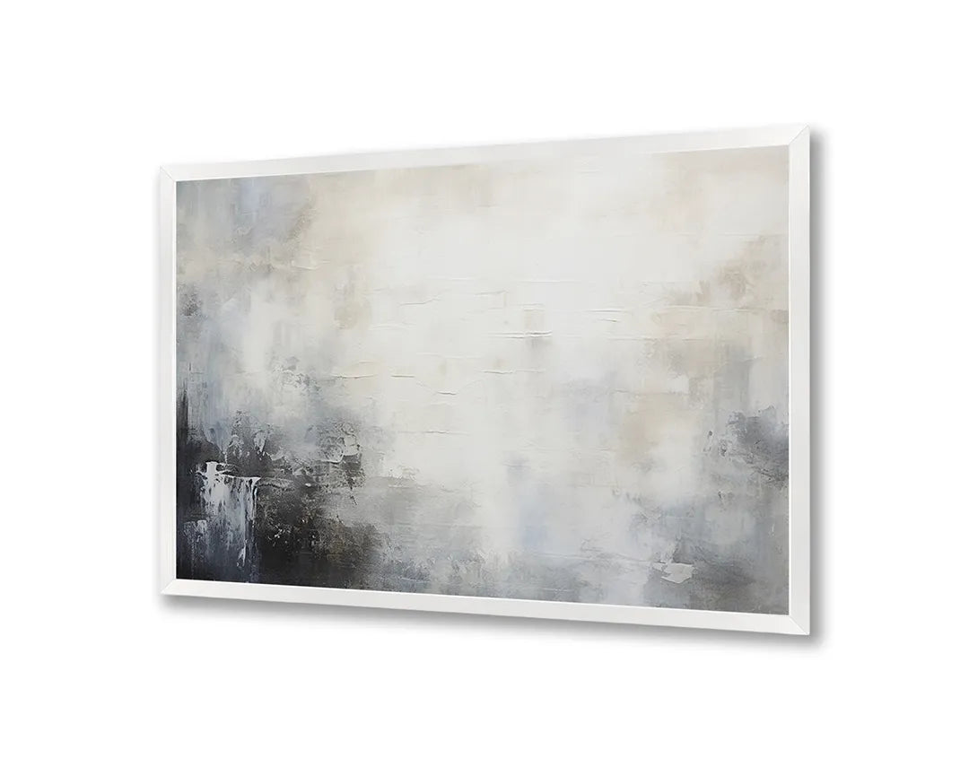Metalen Magneetbord met print van Abstract beige grijs perfect als decoratie