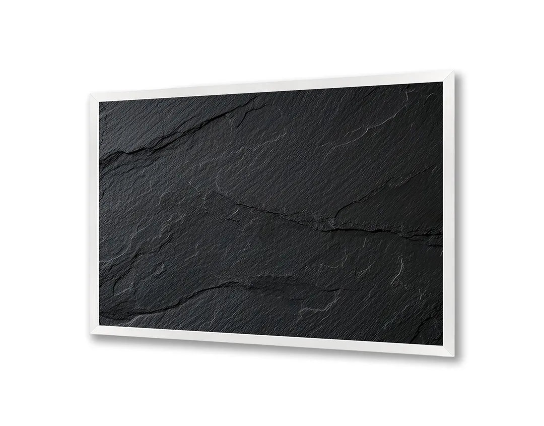 Metalen Magneetbord met print van Zwart ruw beton perfect als decoratie