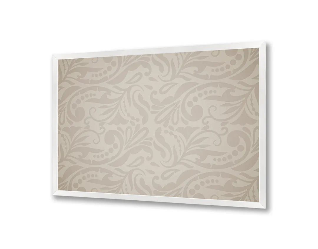 Metalen Magneetbord met print van Licht damast patroon perfect als decoratie