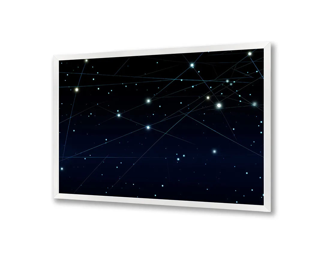 Metalen Magneetbord met hoogwaardige afbeelding van Sterrenbeeld constellaties voor aan de muur