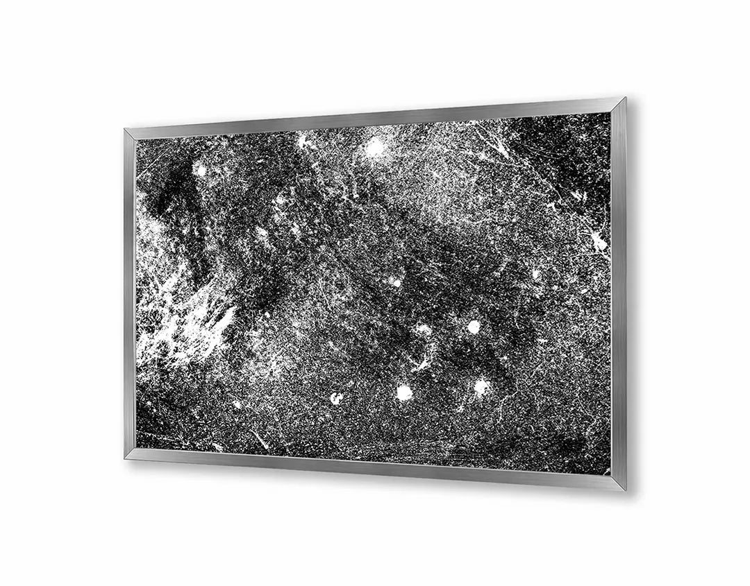Metalen Magneetbord met hoogwaardige afbeelding van Sterrenstelsel zwart wit voor aan de muur