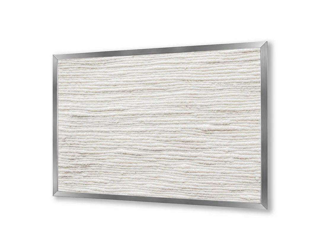 Metalen Magneetbord met afbeelding van geschilderd wit hout textuur in licht wit kleuren