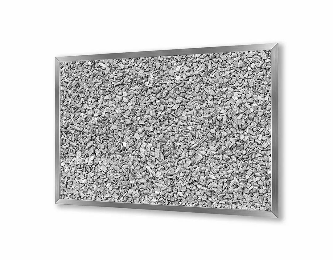 Metalen Magneetbord met print van Grijze ruis textuur perfect als decoratie