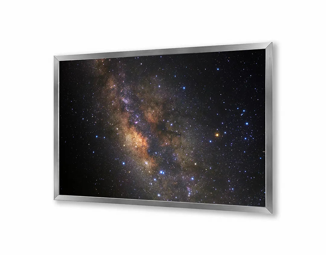Metalen Magneetbord met print van Melkweg perfect als decoratie