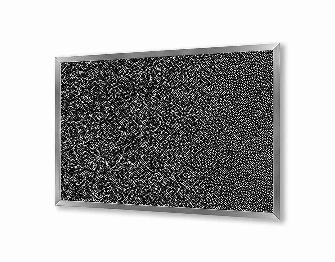 Metalen Magneetbord met print van Zwart asfalt perfect als decoratie