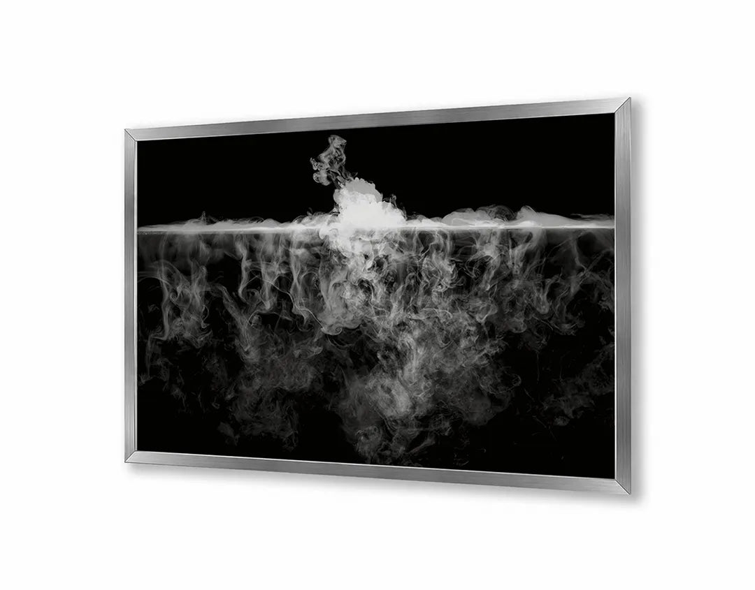 Metalen Magneetbord met print van Mist over bos perfect als decoratie