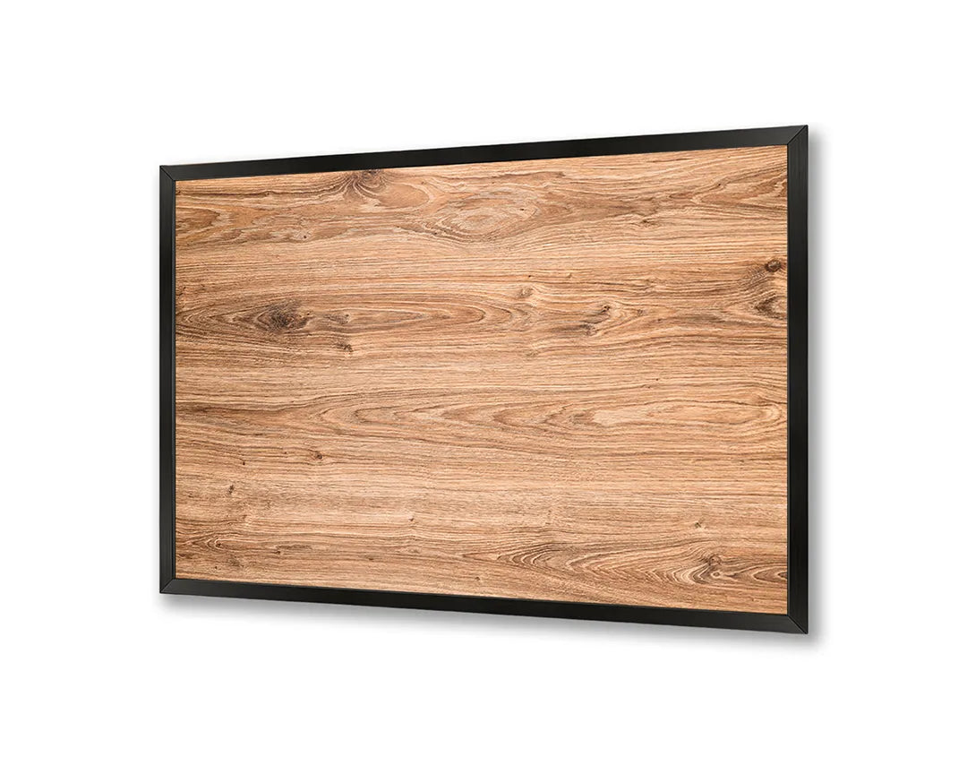 Metalen Magneetbord met afbeelding van licht eikenhout textuur in warm lichtbruin kleuren