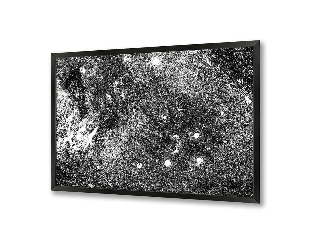 Metalen Magneetbord met hoogwaardige afbeelding van Sterrenstelsel zwart wit voor aan de muur