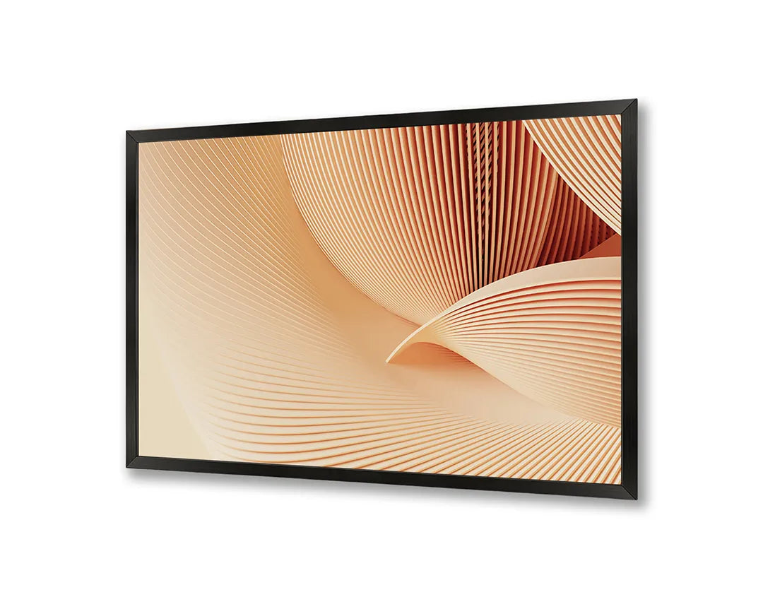 Metalen Magneetbord met print van Abstract zand golf perfect als decoratie