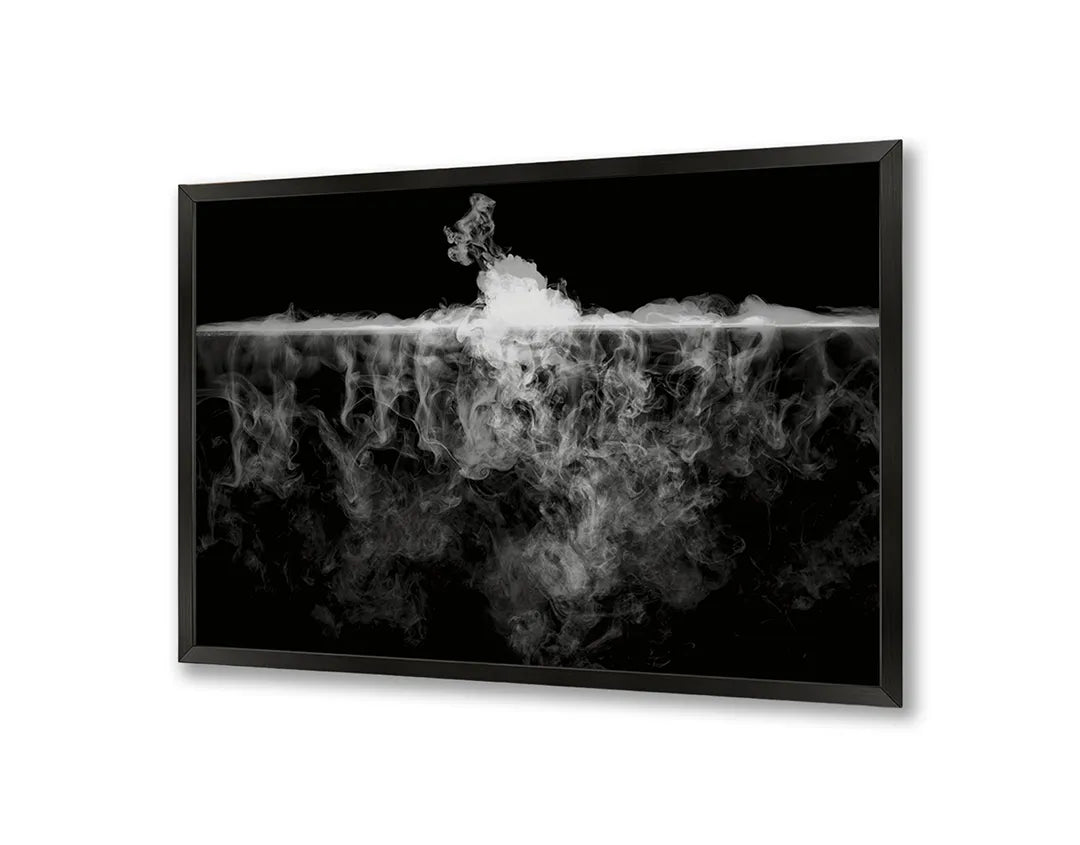 Metalen Magneetbord met print van Mist over bos perfect als decoratie