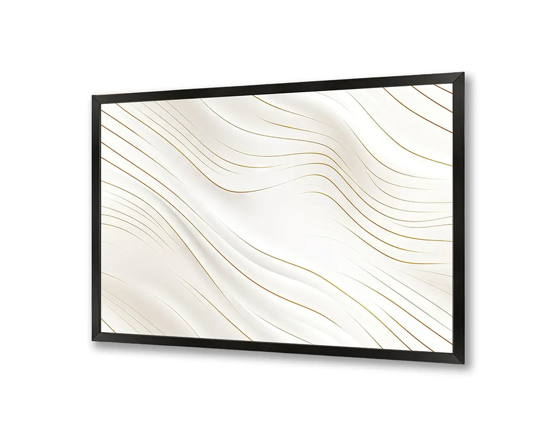 Metalen Magneetbord met print van Witte zandgolven textuur perfect als decoratie