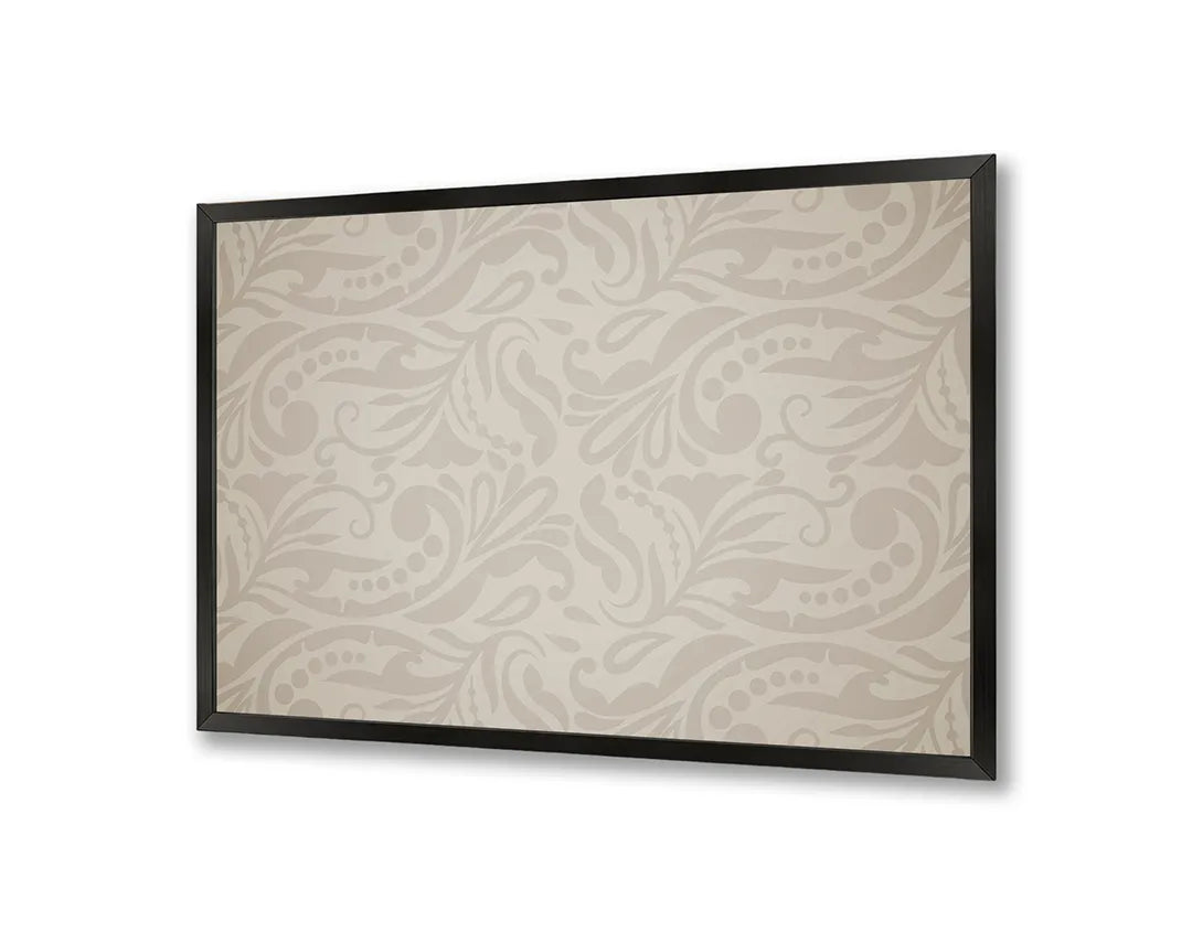 Metalen Magneetbord met print van Licht damast patroon perfect als decoratie