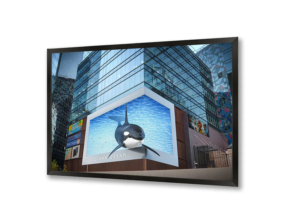 Metalen Magneetbord met print van Orka op groot scherm perfect als decoratie