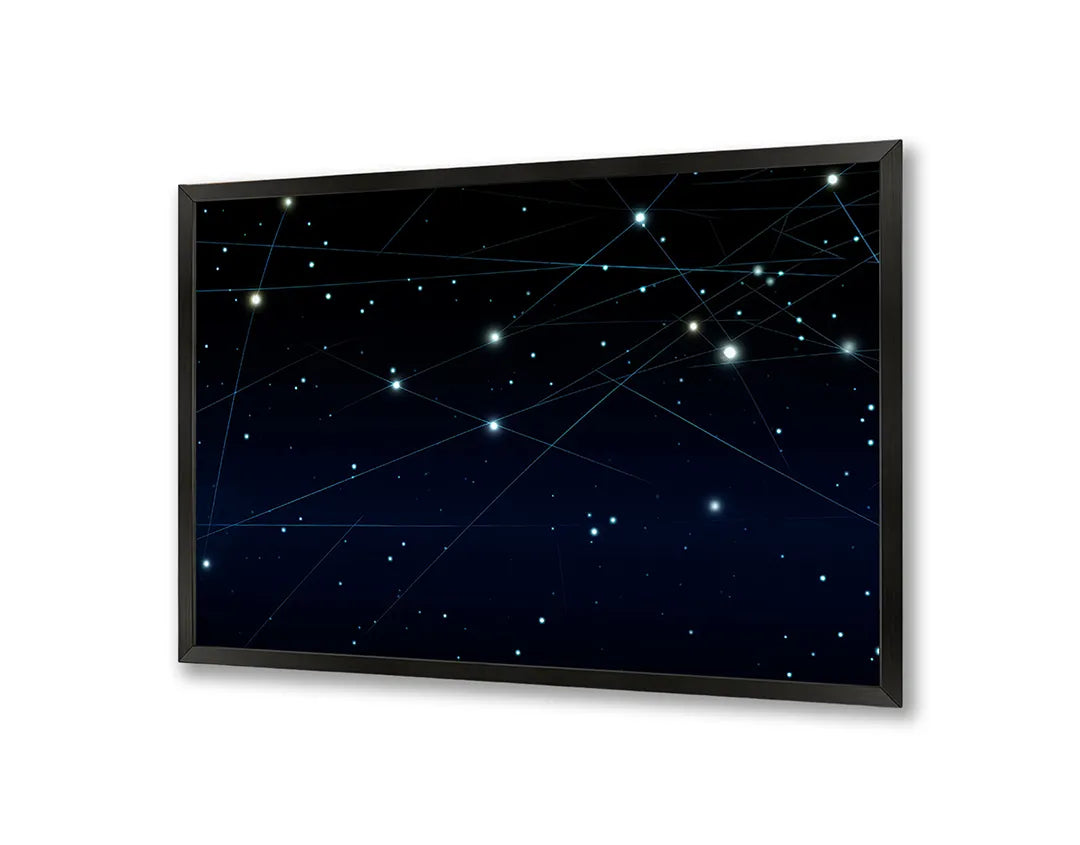 Metalen Magneetbord met hoogwaardige afbeelding van Sterrenbeeld constellaties voor aan de muur