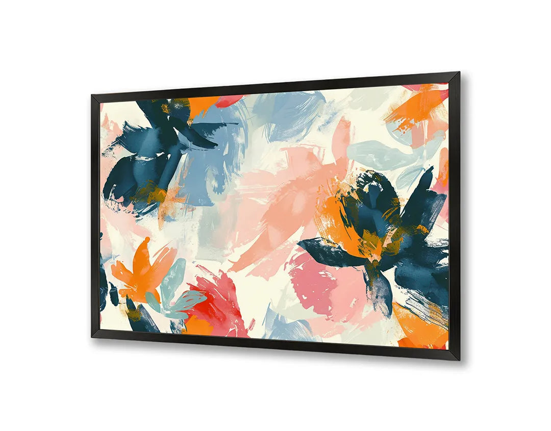 Metalen Magneetbord met hoogwaardige afbeelding van Abstracte verf rood groen voor aan de muur