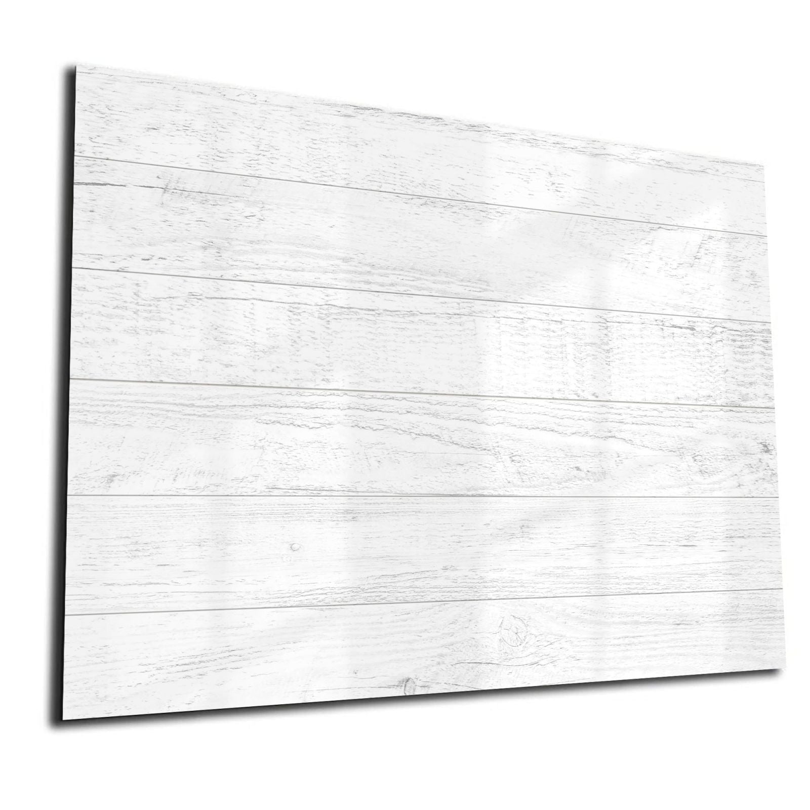 Whiteboard van glas - Magneetbord - Wit hout