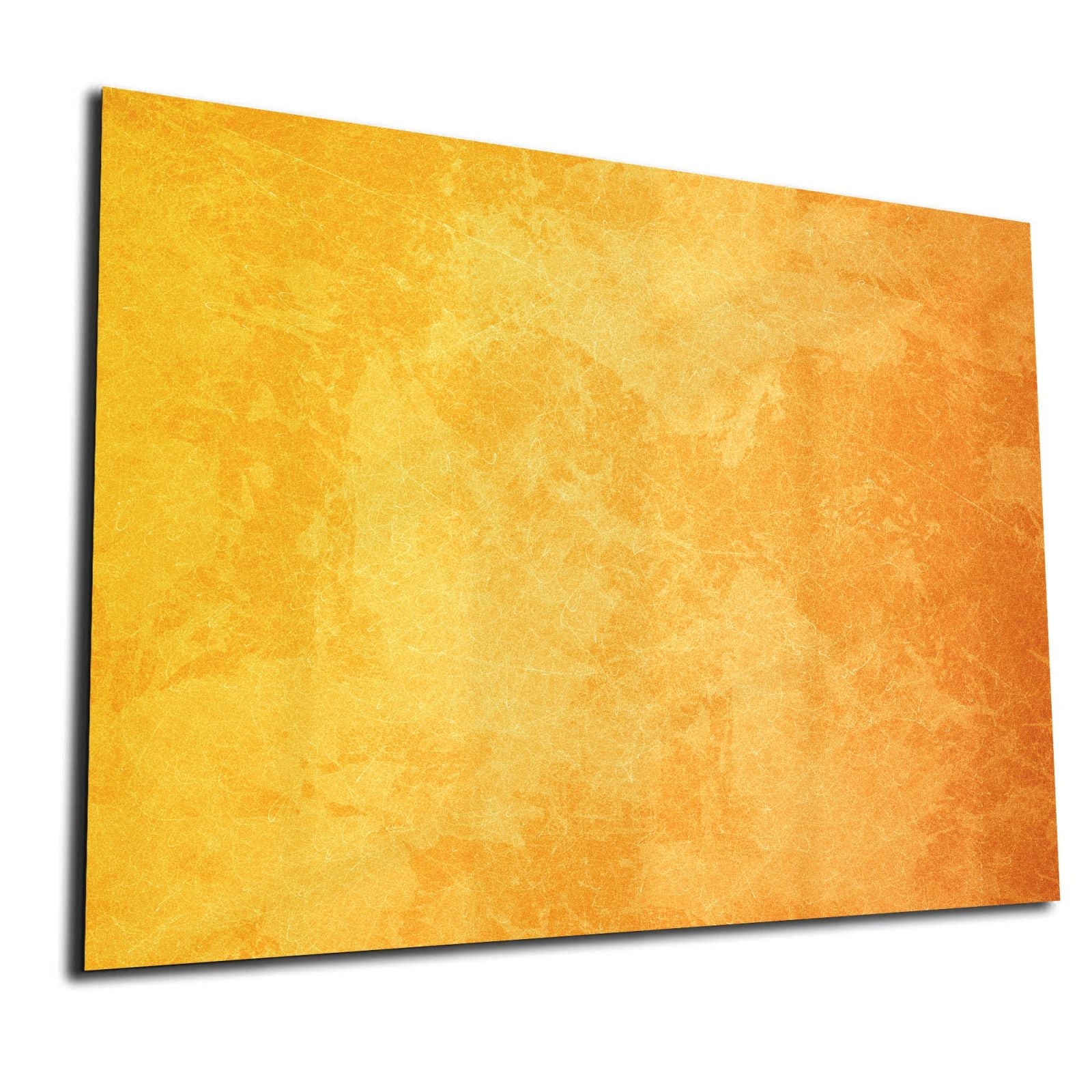 Whiteboard van glas - Magneetbord - Geel-oranje textuur