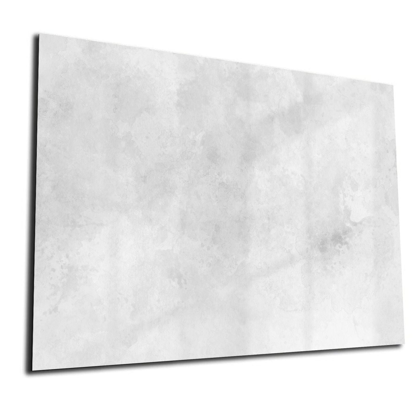 Whiteboard van glas - Magneetbord - Wit marmer textuur