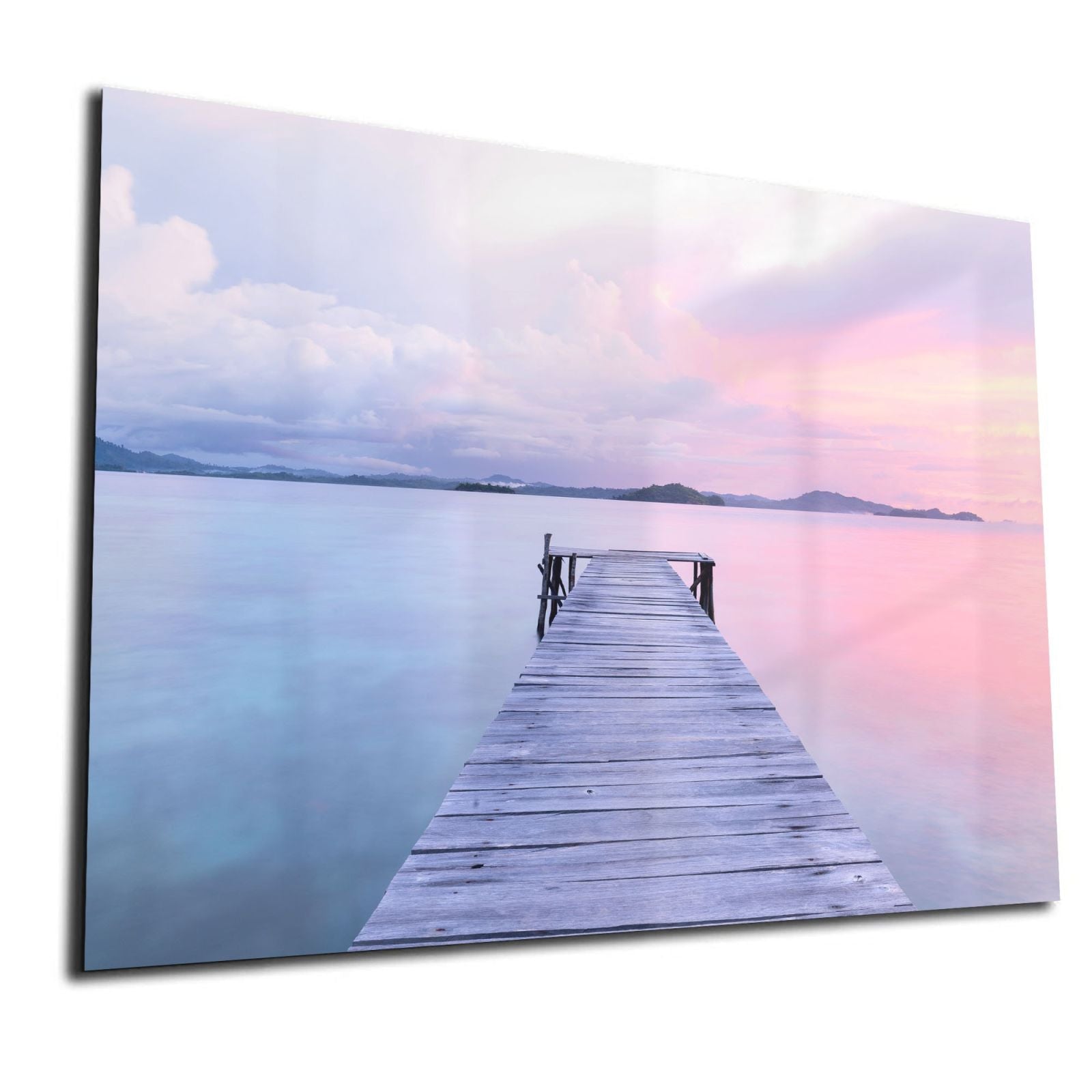 Whiteboard van glas - Magneetbord - Steiger aan meer