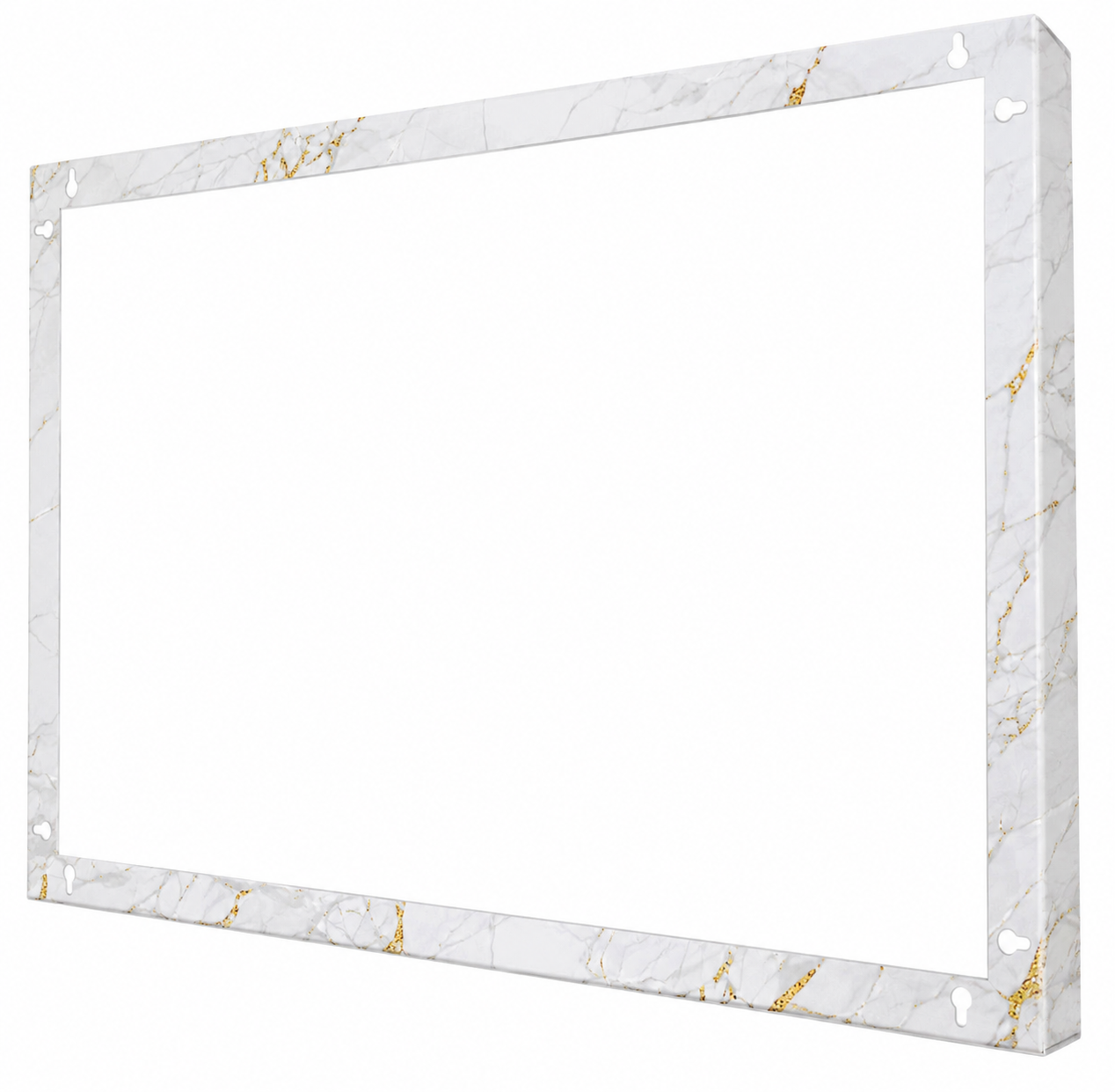 Mydesignglas Metalen Magneetborden - Whiteboard - Zonder lijst - Elk Type Magneet - Goud Marmer - Direct Leverbaar