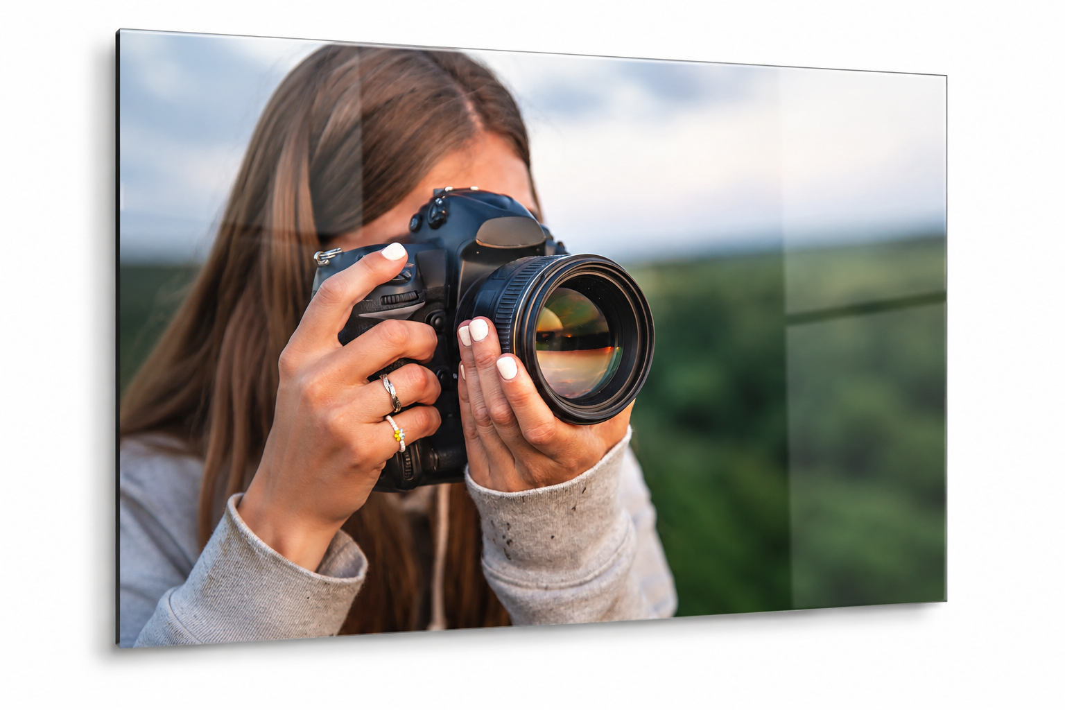 Eigen foto - Whiteboard van glas