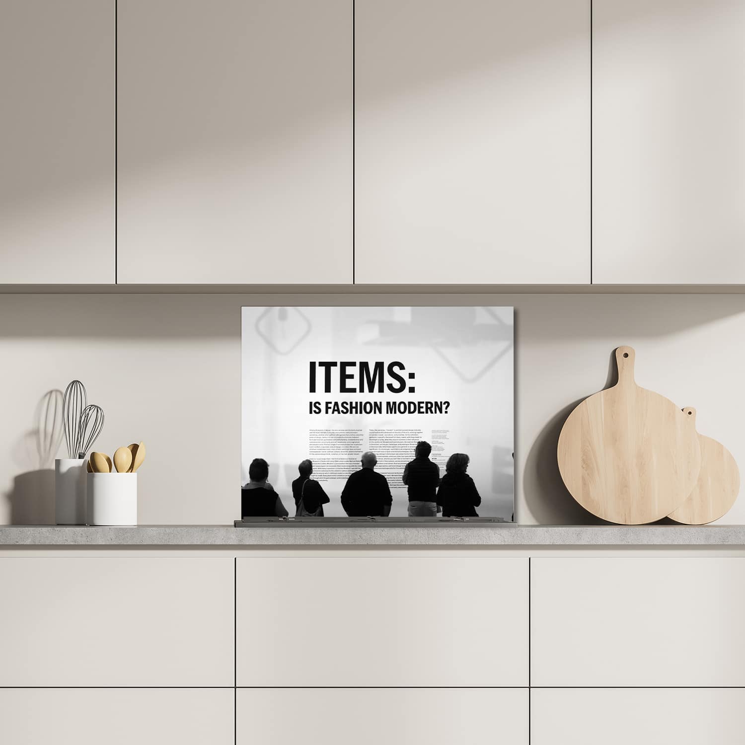 Eigen afmeting spatscherm-op-maat Keuken - Hittebestendig gehard glas - Is Fashion Modern?