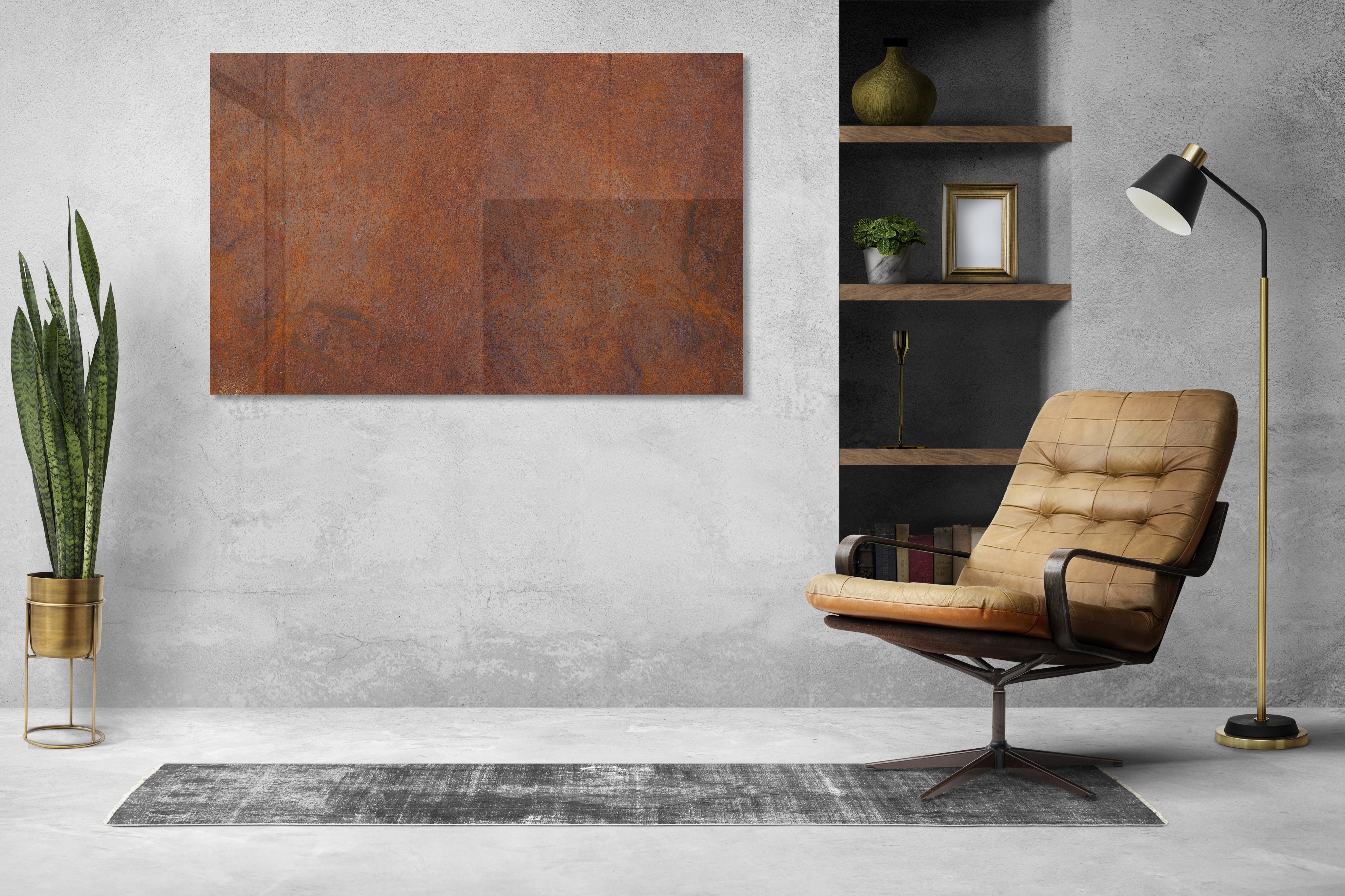 Mydesignglas Metal Whiteboard - Metaal - Magneetbord - Memobord - Rust - 60x40cm - Direct Leverbaar