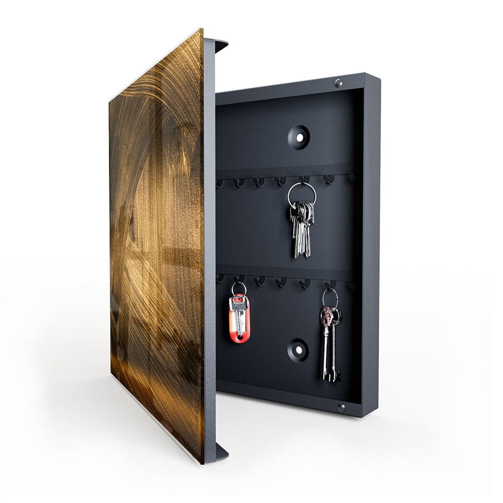 DEQORI Sleutelkast wit | 30 x 30 cm | Motief vogel landt op water | Glas & metalen sleutelbox | Sleutelkast met 50 haken 2 magneten | Modern Design Box magnetisch & beschrijfbaar DEQORI Sleutelkast wit | 30 x 30 cm | Motief vogel landt op water | Glas & metalen sleutelbox | Sleutelkast met 50 haken 2 magneten | Modern Design Box magnetisch & beschrijfbaar