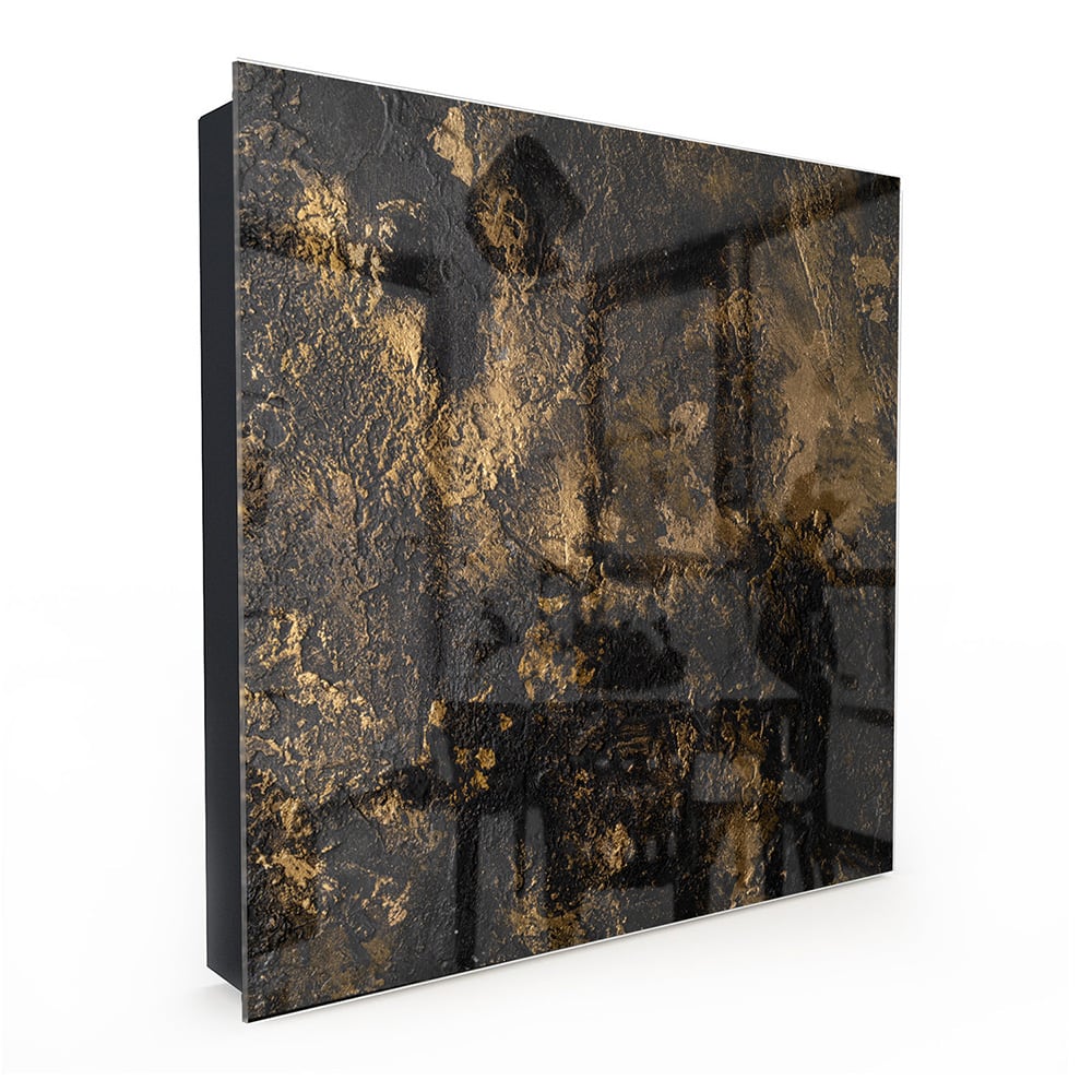 Sleutelkastje - Gehard Glas - Black-Gold Textuur