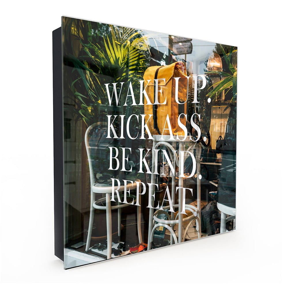 Sleutelkastje - Gehard Glas - Wake up, Kick ass, Be Kind, Repeat