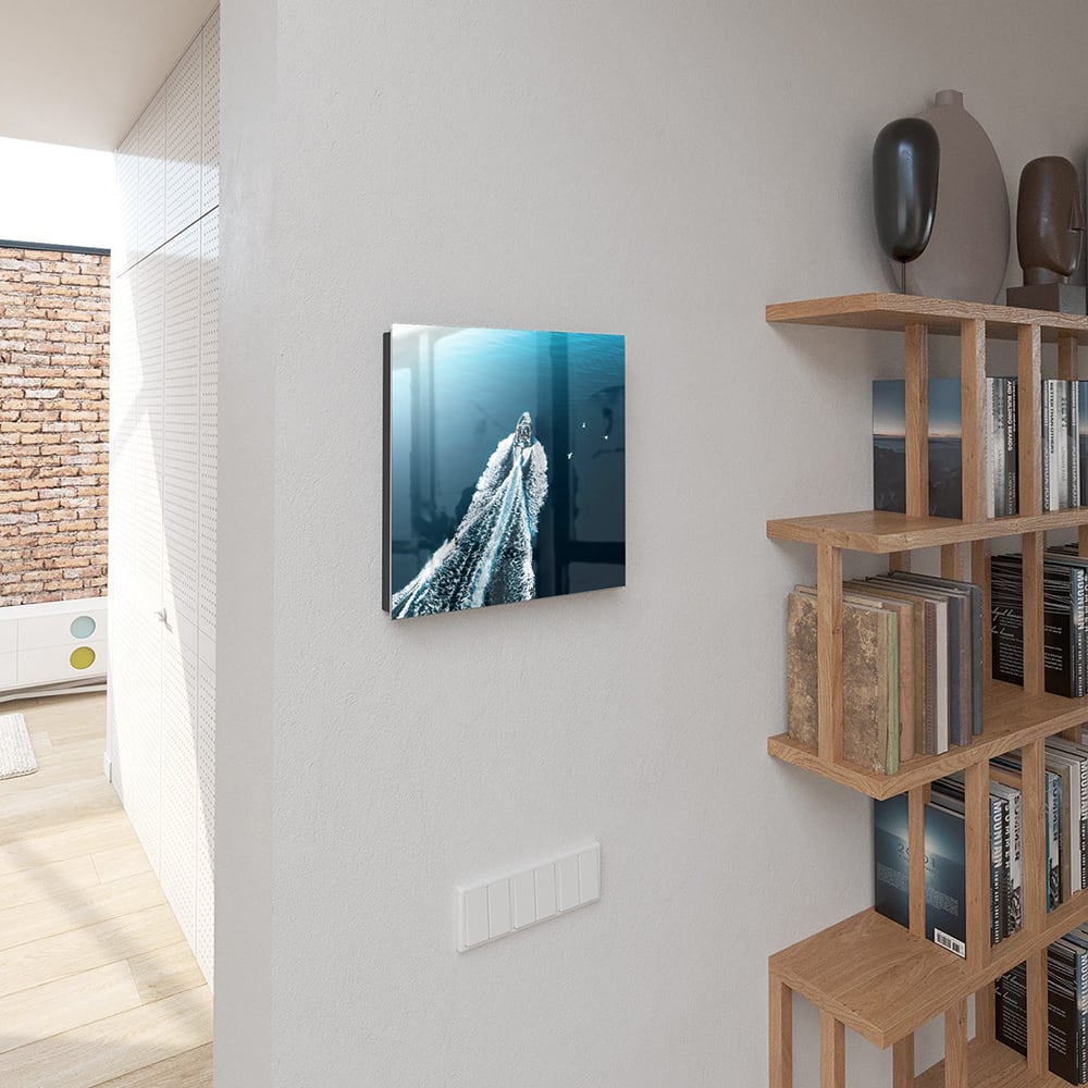 Sleutelkastje - Gehard Glas - Rubberboot op het Water