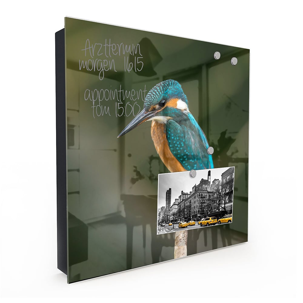 Sleutelkastje - Gehard Glas - Kleurrijke ijsvogel