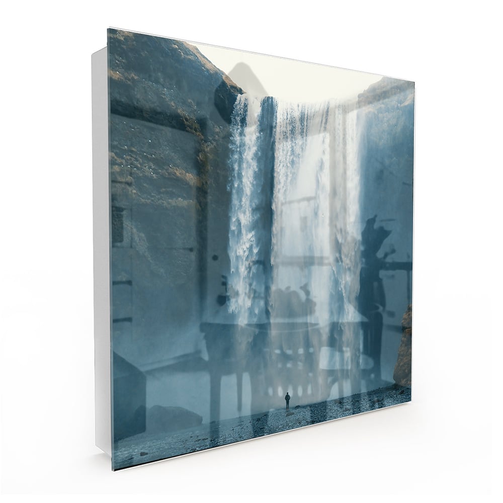 Sleutelkastje - Gehard Glas - Waterval bij Skogafoss