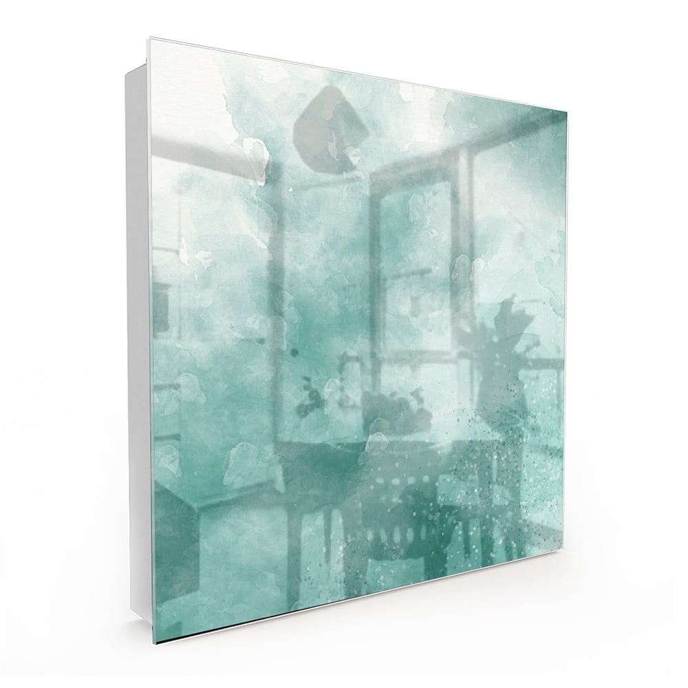 Sleutelkastje - Gehard Glas - Groene Waterverf