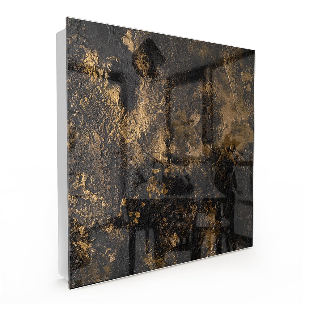 Sleutelkastje - Gehard Glas - Black-Gold Textuur