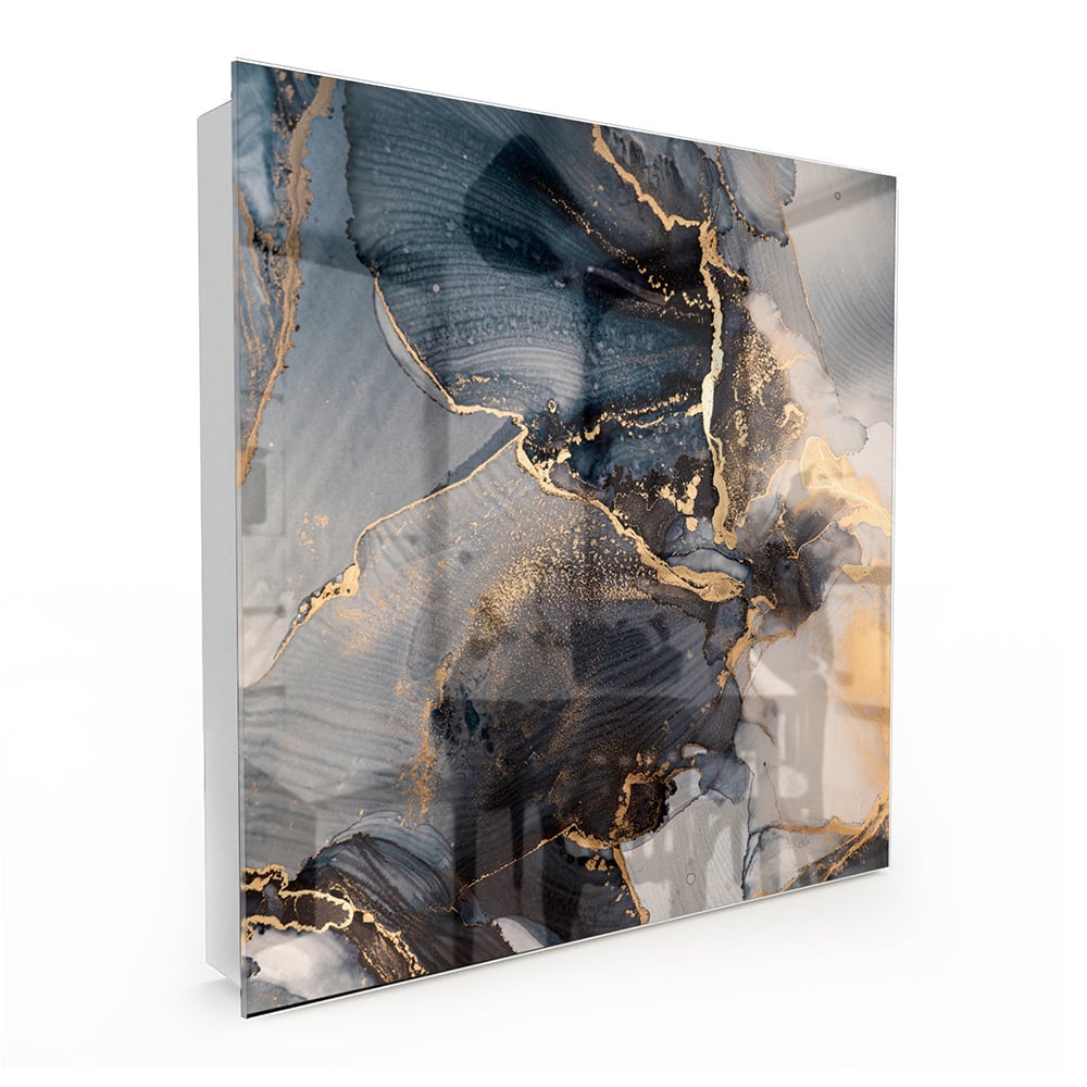 Sleutelkastje - Gehard Glas - Zwart en Goud Abstract Kunst