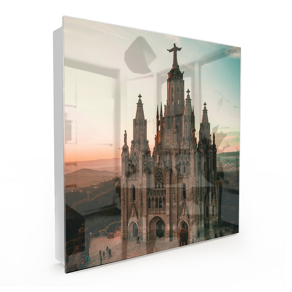 Sleutelkastje - Gehard Glas - Tibidabo bij Zonsondergang