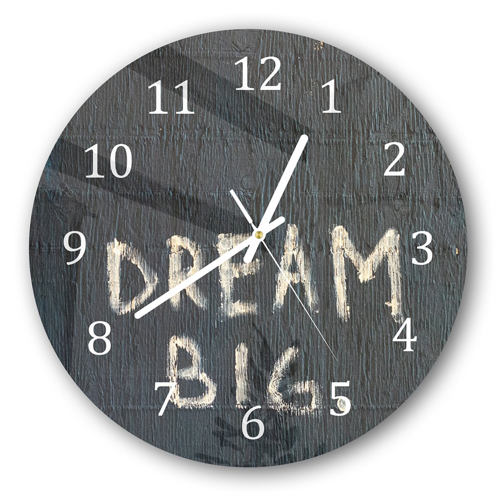 Wandklok Rond 30cm - Gehard Glas - Dream Big