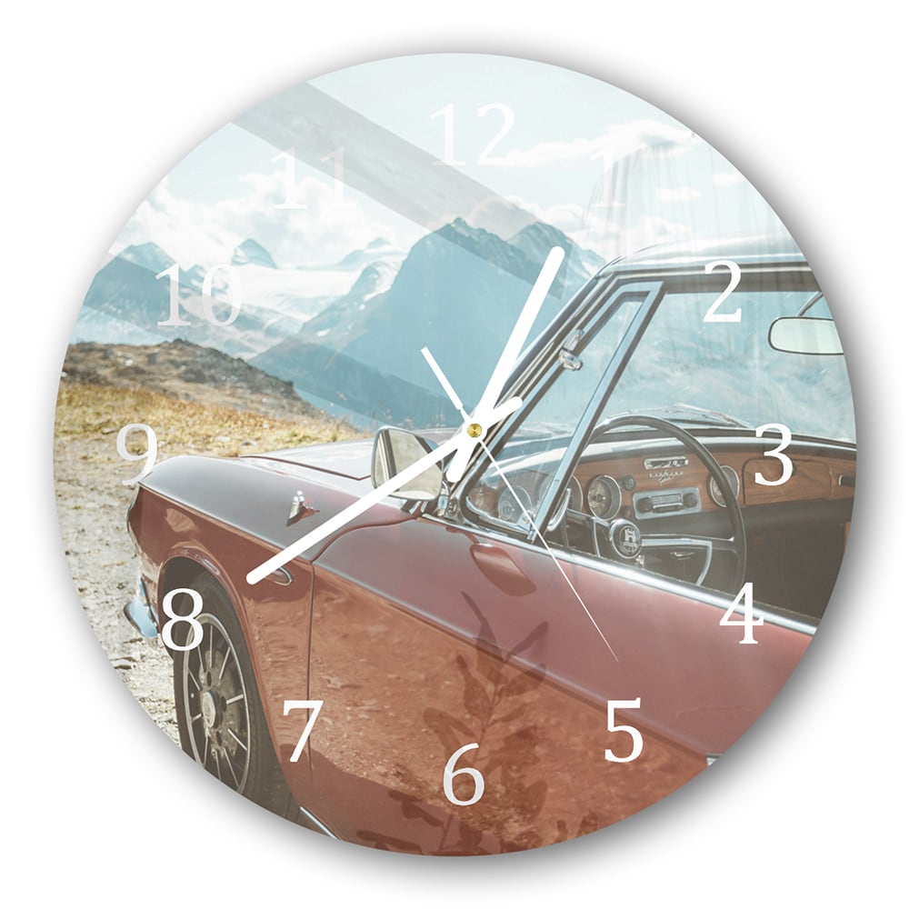 Wandklok Rond 30cm - Gehard Glas - Karmann Ghia