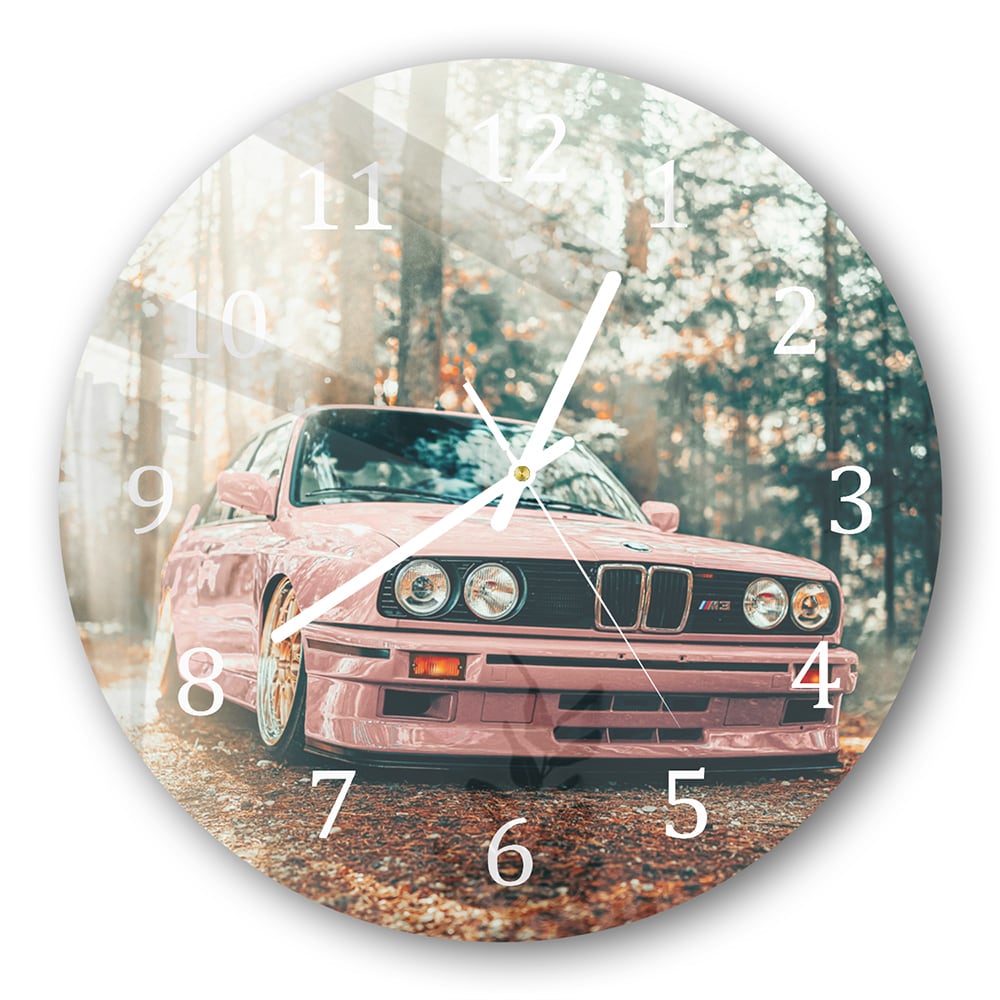 Wandklok Rond 30cm - Gehard Glas - BMW E30 M3