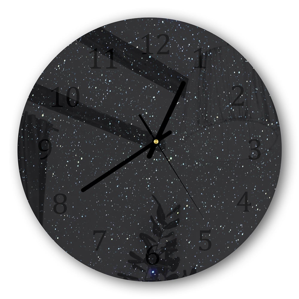 Wandklok Rond 30cm - Gehard Glas - Sterrenhemel