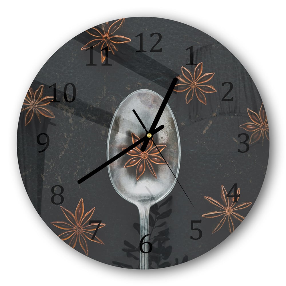 Wandklok Rond 30cm - Gehard Glas - Steranijs op Lepel