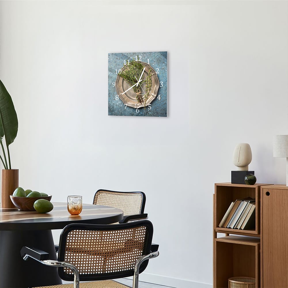 Wandklok 30x30 - Gehard Glas - Verse Tijm
