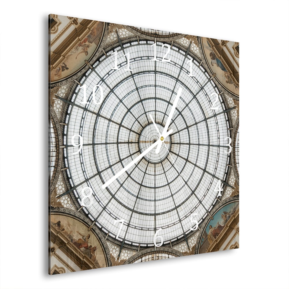 Wandklok 30x30 - Gehard Glas - Historische Architectuur