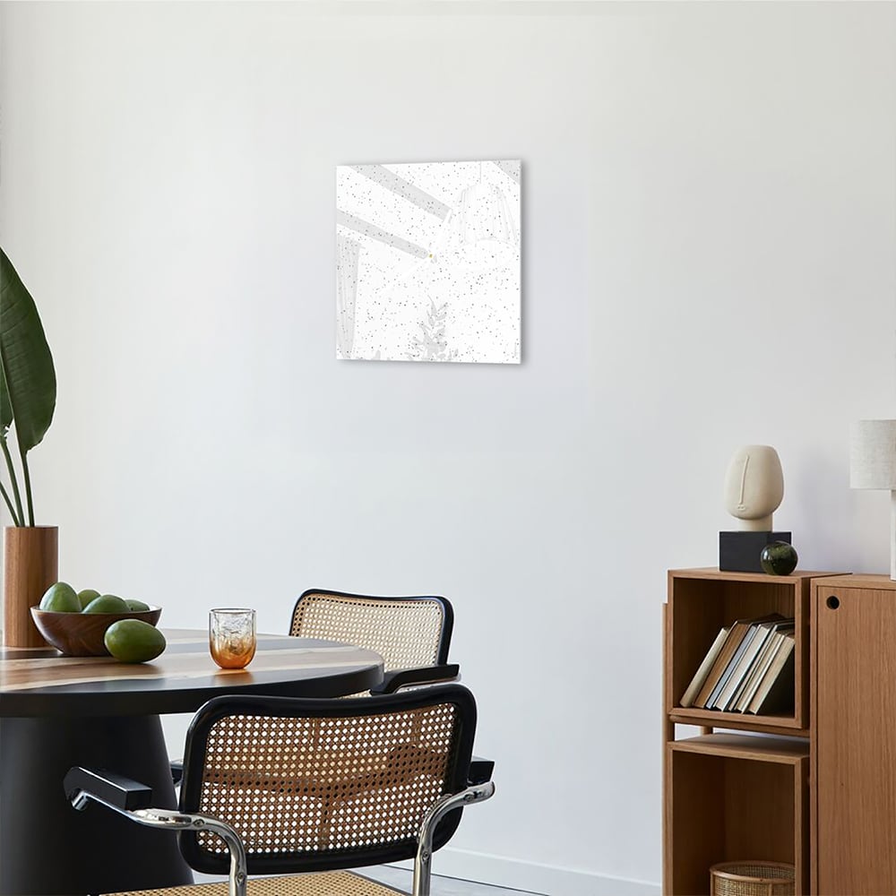 Wandklok 30x30 - Gehard Glas - Sempre Terrazzo