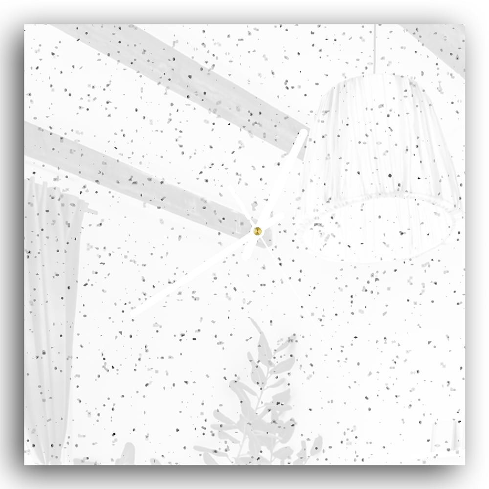 Wandklok 30x30 - Gehard Glas - Sempre Terrazzo