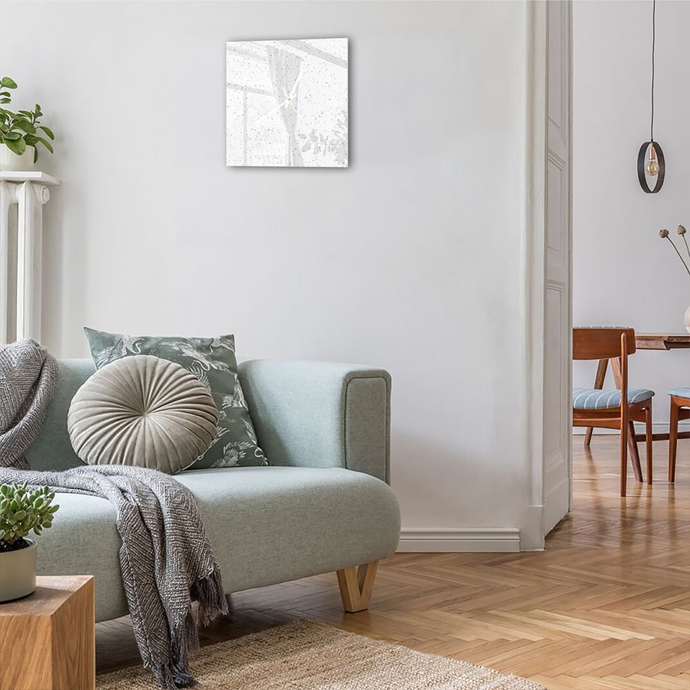 Wandklok 30x30 - Gehard Glas - Sempre Terrazzo